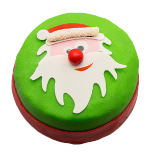 vrolijke kerstman taartje