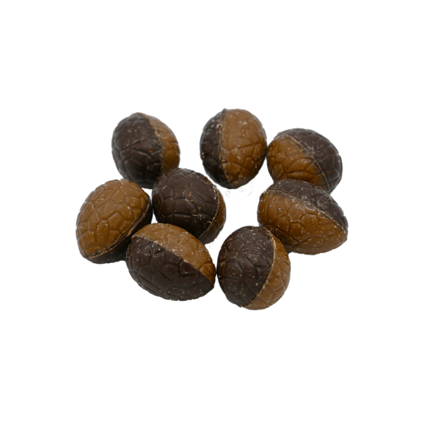 Chocolade Paaseieren Massief Melk/Puur (+- 100 gram)